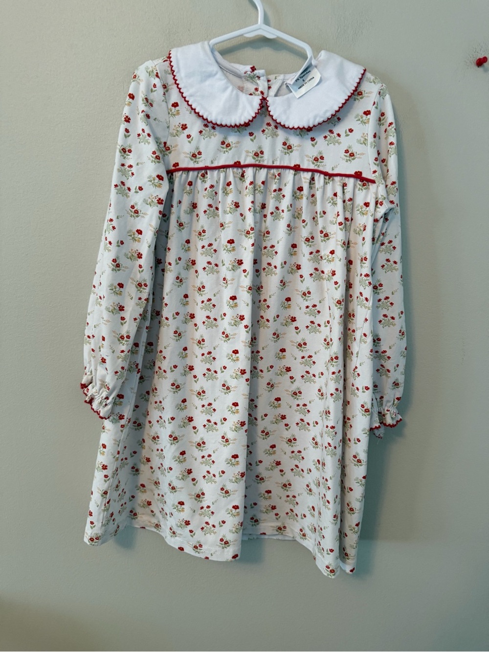 Stitchy Fish Red Floral Dress
